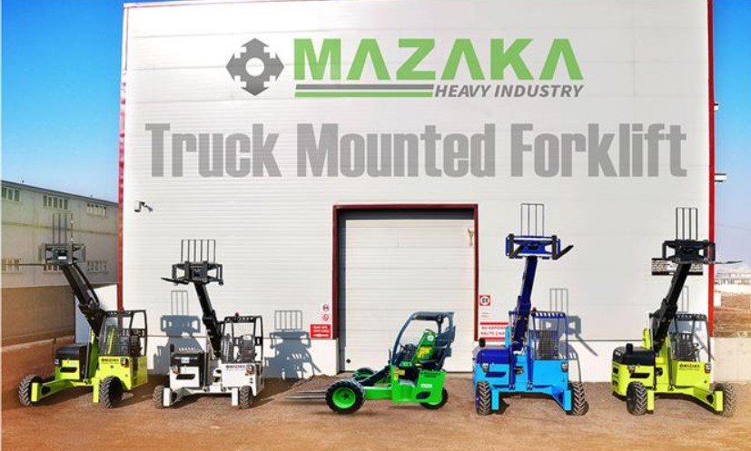 YERLİ ÜRETİM MAZAKA MARKA TELESKOPİK MOBİL FORKLİFTLER DÜNYAYI TAŞIYOR.